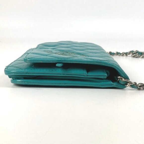 CHANEL Crossbody CC Mark Quilted Matelasse Chain Long Wallet Shoulder Bag - Picture 3 of 16